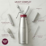 thumbnail of GOBEL - Siphon de cuisine professionnel INOX (conforme NF D21-901) - 1L - Qualité professionnelle