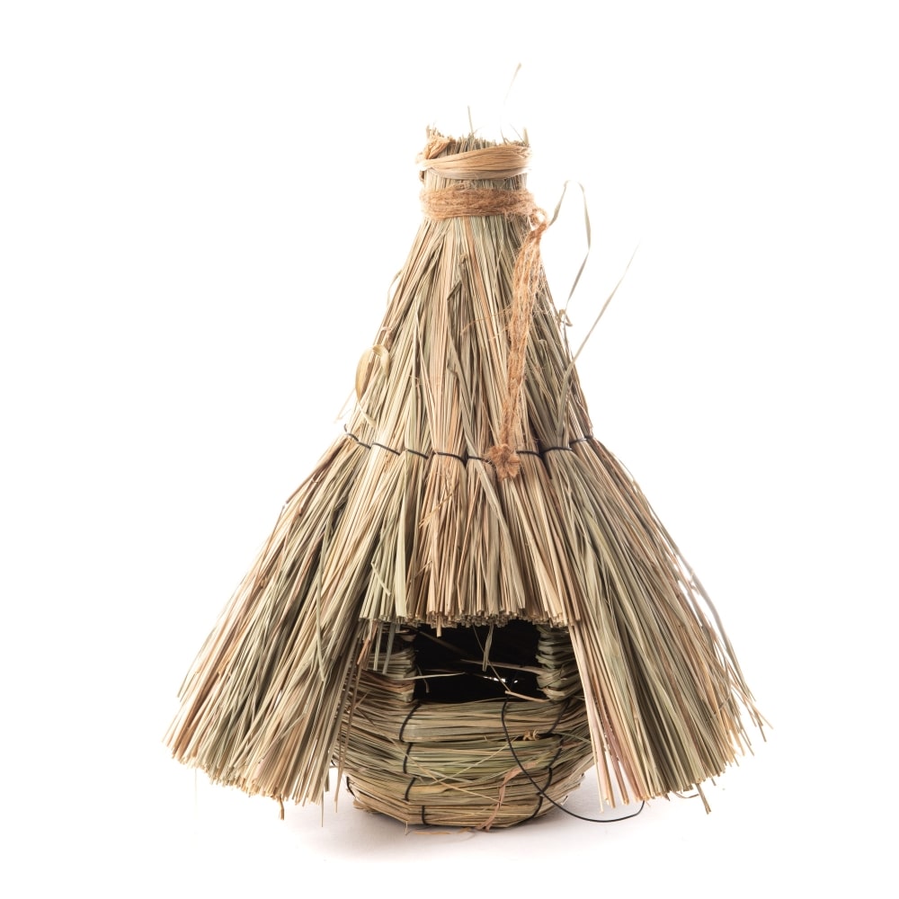 Cabane à oiseaux Sia -  Vert Autre Fibre Naturelle Amadeus 20x20 cm