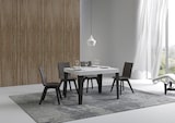 thumbnail of Ausziehbarer Tisch 70x110/194 cm Gestell Flame White Ash Anthrazit