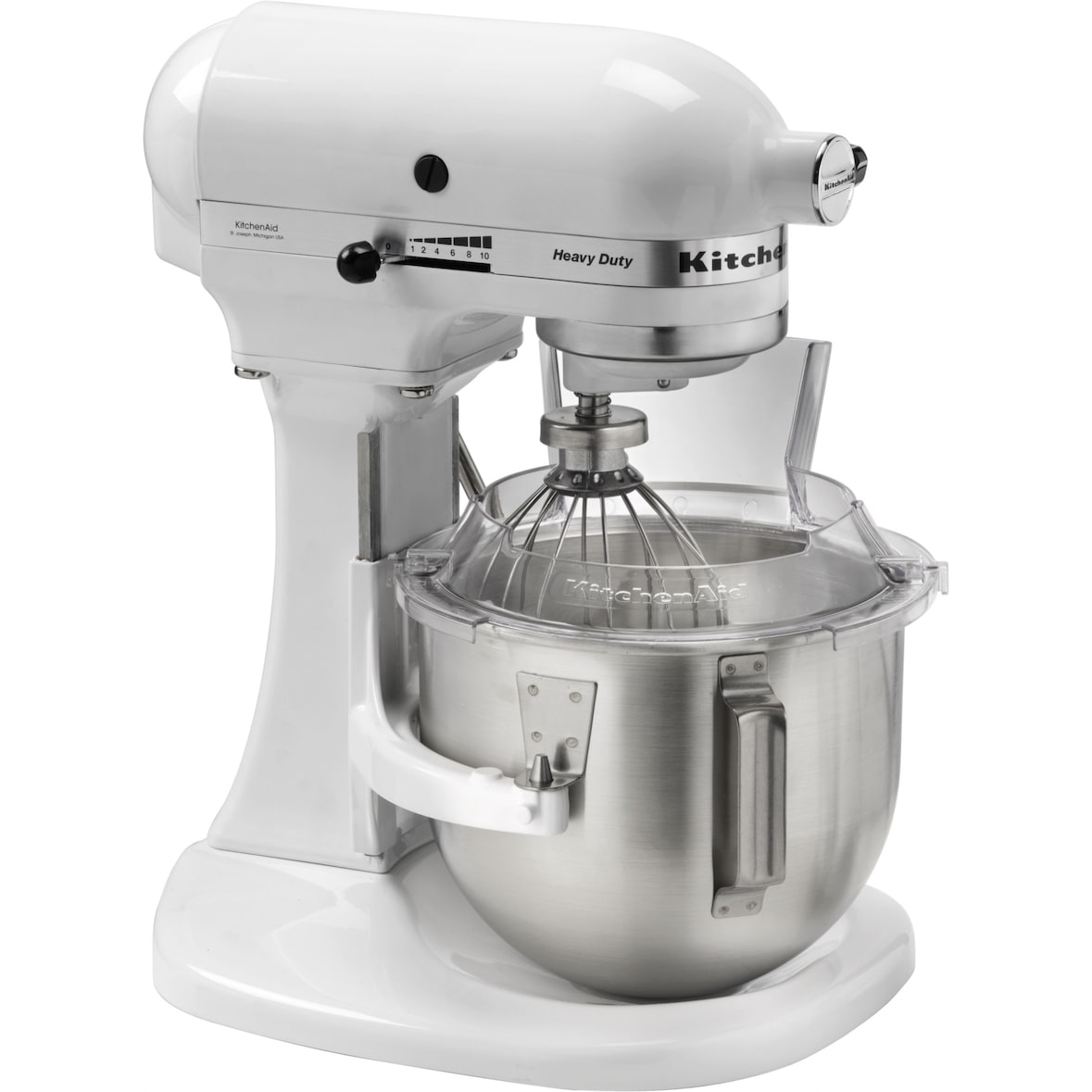 Impastatrice Planetaria 5 litri. Variatore velocità da 60 a 265 rpm. Dimensioni 39x29x42 cm. KitchenAid modello K5