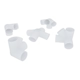 thumbnail of Gazebo 3 x 3 Metri Struttura in Acciaio Copertura In PE 110 gr/m² Impermeabile Idrorepellente Resistente Raggi Solari UV Tenda Ombrellone Bianco