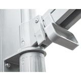 thumbnail of METRO PROFESSIONAL Parasol à 4 têtes TOMOKO, aluminium / polyester, 4 x 4 m, protection UV50+, hydrofuge, argent / platine