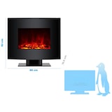 thumbnail of PURLINE Cheminée électrique PURLINE avec pied et façade incurvée coloris noir CHE-340