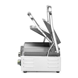 thumbnail of Parrilla de contacto Hendi versión doble con superficies lisas a la izquierda y ranuradas a la derecha