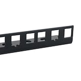 thumbnail of HMF 66803 Rackschiene für Serverschrank, 2 Stück, 10 Zoll, 3 HE, Schwarz