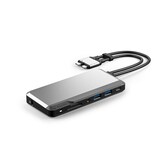 thumbnail of Alogic U2CSH-SGR Alogic Dockingstation Twin Super Dock 10-in-1 Dual USB-C