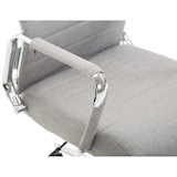 thumbnail of Sedia ufficio KOLUMBUS in tessuto grigio