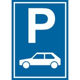 thumbnail of Parkplatz PKW / Auto Schild Nur für PKW A4 (210x297mm)