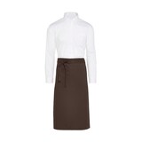 thumbnail of ROME - Medium Length Bistro Apron with Pocket: One Size / Brown