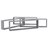 thumbnail of vidaXL Wandregale 4 Stk. Grau Sonoma 100x15x30 cm Holzwerkstoff