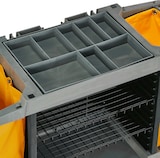 thumbnail of WAS Germany - Zimmerservicewagen, 56 x 54 x 100 cm,  pulverbeschichtet schwarz, Aluminium