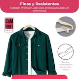 thumbnail of Percha Terciopelo con Pinzas | Color Beige | Antideslizantes y Resistentes | Perchas para Ropa | 24 Unidades