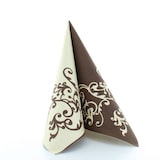 thumbnail of Mank Serviette Airlaid Pomp in Creme-Mocca, 40 x 40 cm, 50 Stück - Ornamente