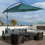 thumbnail of Ombrellone da Giardino Decentrato Ø3m in Metallo e Poliestere Verde