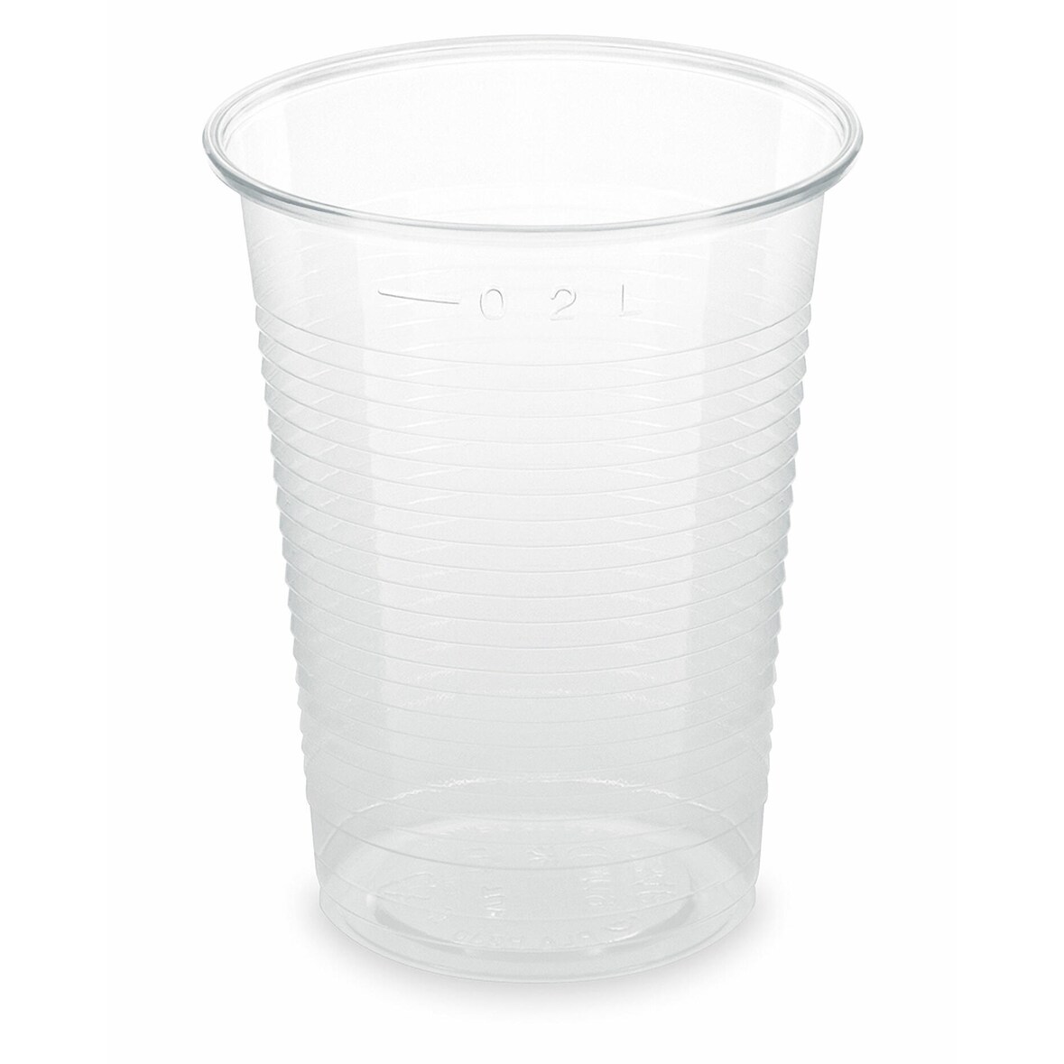 40x BIO Trinkbecher klar 200 ml 0,2 l aus Biokunststoff PLA  o 70mm