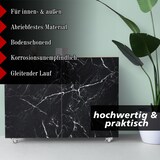 thumbnail of PRIOstahl Transportrollen 50mm Graue Rollen 2 Lenkrollen + 2 Bremsrollen Möbelrollen Spurlos & Leise