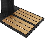 thumbnail of vidaXL Gartendusche Poly Rattan WPC