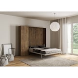 thumbnail of Cama 120 Kentaro Nogal con columna izquierda-derecha