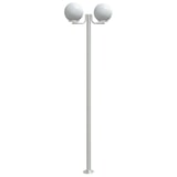 thumbnail of Helloshop26 - 3-teilige Stehleuchten für den Außenbereich silber 215 cm Edelstahl Silber 02_0042558