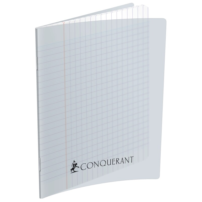 Lot de 5 Cahier Sept PP piqué 17x22, 192p./96 feuilles 70g/m², Séyès, incolore
