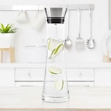 thumbnail of Wasserkaraffe Karaffe Wasserflasche Saftkrug Glaskaraffe Glaskanne 1L