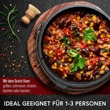 thumbnail of Gusskönig Set Dutch Oven 4,5 l ohne Füße 2in1 mit Deckelheber, Bürste und Untersetzer