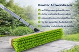 thumbnail of Hochwertiger Straßenbesen 40cm Breit mit Metall-Teleskostiel 200cm Lang neon-grüne Borsten Besen mit Stiel Kunststoffborsten