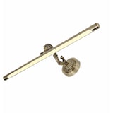 thumbnail of Aplique LED 12W, luz cálida 3000K, bronce antiguo, tradicional y elegante, articulado para cuadros, espejos y murales.