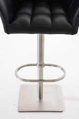 thumbnail of CHEFGASTRO Barhocker PHILADELPHIA Edelstahl HxBxT 88x64x45cm Kunstleder Schwarz Barstuhl