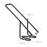 thumbnail of Relaxdays Müllpresse Mülltonne, Müllverdichter für Hausmüll, Restmüll, Plastik, manuell, Hausmüllpresse Stahl, schwarz