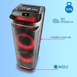 thumbnail of NGS Wild Space 3 - Enceinte Portable 4000W Bluetooth 5.3, TWS, Double Subwoofer 10 ", Tweeter Horn, Lumières LED RGB
