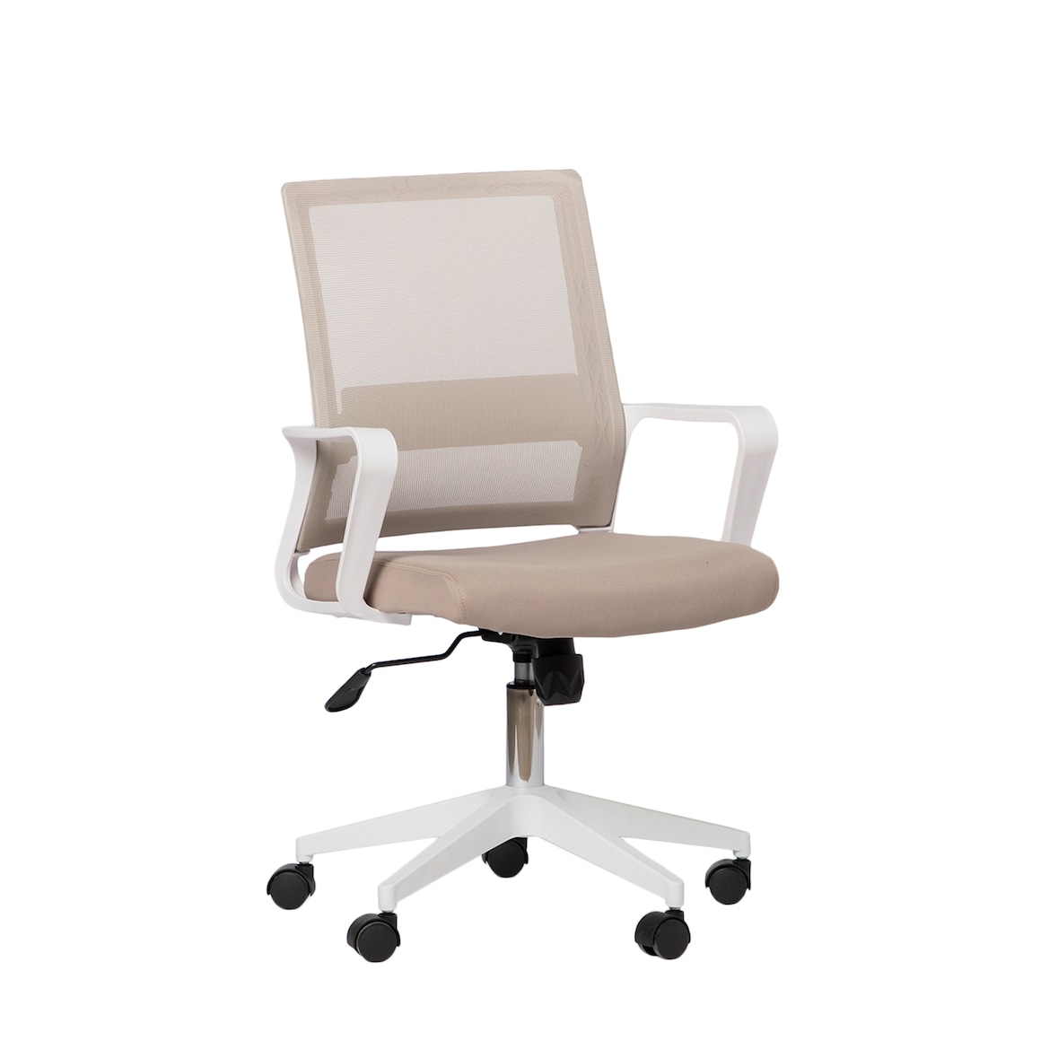 KLAST Silla de escritorio beige Sayla