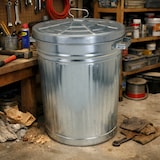 thumbnail of 55L Oskartonne Aschetonne mit Deckel Mülltonne Abfalleimer