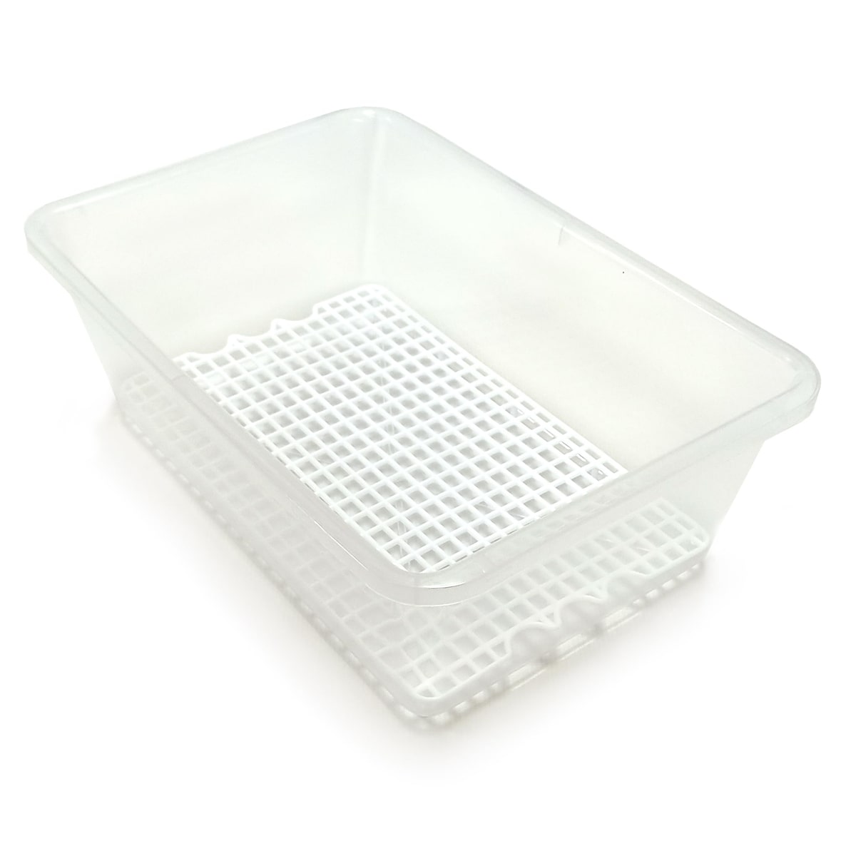 Pack 12 bandejas 6,5L para descongelar alimentos Grelha anti-gotejamento Sem BPA, (35 x 23 x 12 cm) - Restaurantes, cozinhas, hoteleira, catering