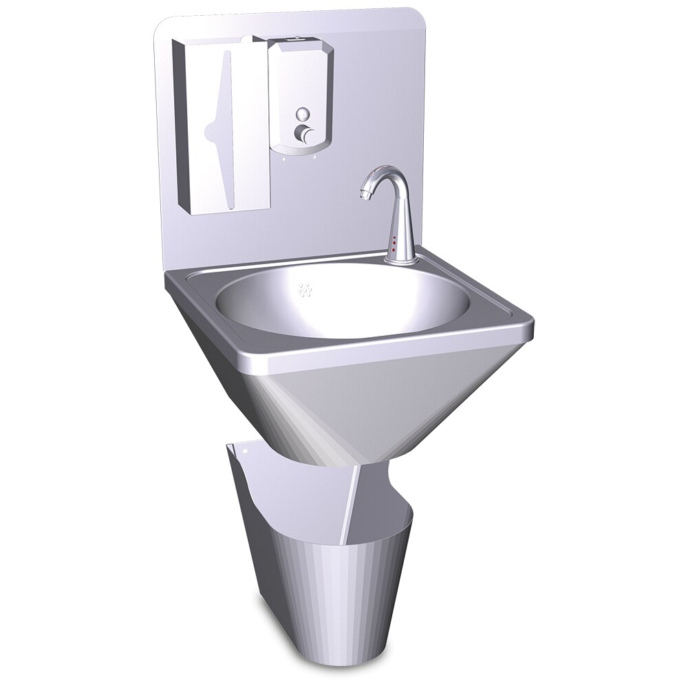 COMERCIAL ALFER - Lavamanos integral mural electrónico. Modelo 061410