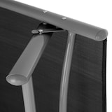 thumbnail of tectake Ligbed Marisol aluminium, 7 standen - donkergrijs - 403258