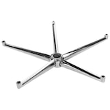 thumbnail of DELUKE® Bürostuhl Fußkreuz RHINO Metall Chrom | 11x22mm Rollenaufnahme, 50mm Gasdruckfederaufnahme | 5-Eckig, Fusskreuz für Bürostuhl | Eckig