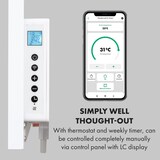 thumbnail of Wonderwall Air Art Smart Infrarotheizung 120x60cm 700W Wandinstallation App-Steuerung Weltkarte Abstrakt