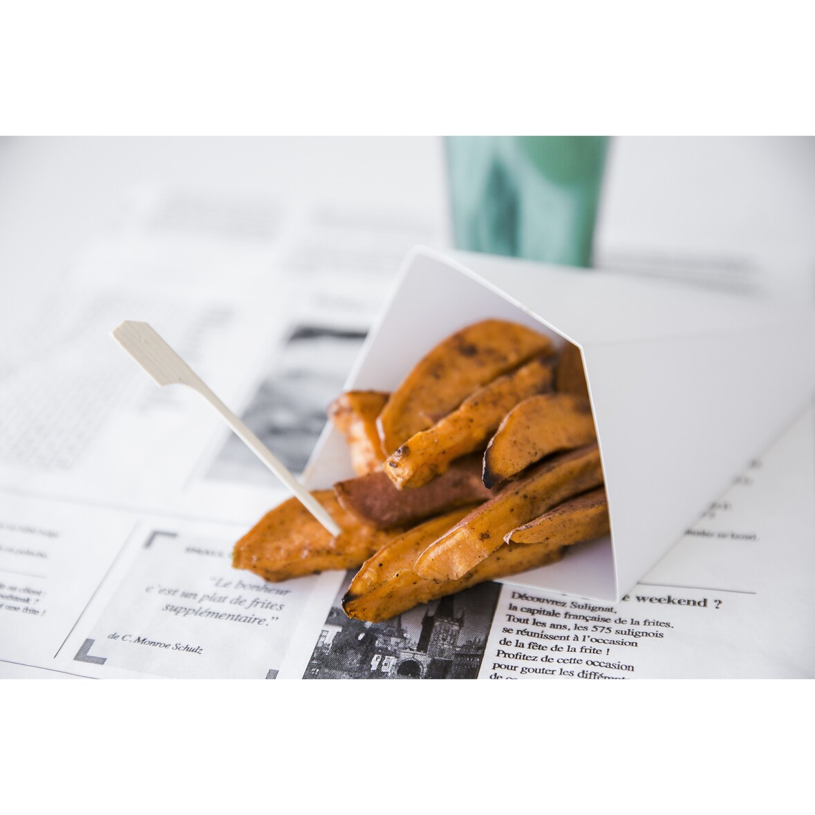 ECOLOMIQUE - 1000 Pcs - Papier blanc ingraissable 27x35 "Journal" - ECO210PABWNW