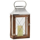 thumbnail of Lanterne en bois et métal