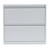 thumbnail of Lüllmann® Hängeregistraturschrank, 2 Schubladen zweibahnig, 705 x 760 x 620 mm, lichtgrau