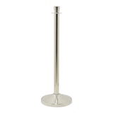 thumbnail of Securit® Classic Afzetpaal - Chroom - Platte kop - Complete set voet + paal - 100cm
