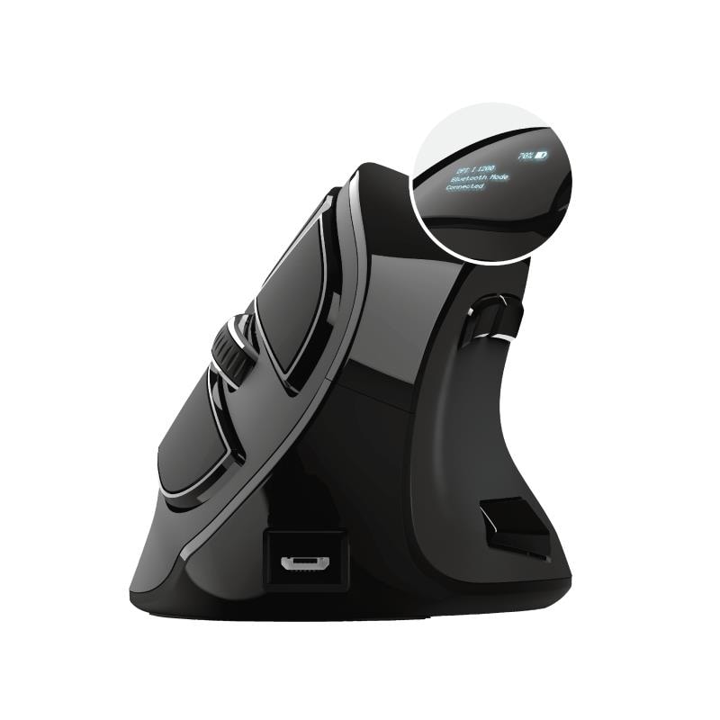 Trust voxx souris rf sans fil  bluetooth optique 2400 dpi droitier
