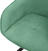 thumbnail of ML-Design – Esszimmerstuhl drehbar Grün | Textil Webstoff, 360° Drehstuhl, Armlehnen, Rückenlehne, ergonomischer Loungesessel