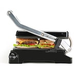 thumbnail of BLACK+DECKER BXGR2200E Grill, plancha de asar de 2200W, apertura 180º, placa antiadherente libre de PFOA, placas de 14.5 x 23 cm, tapa autoajustable