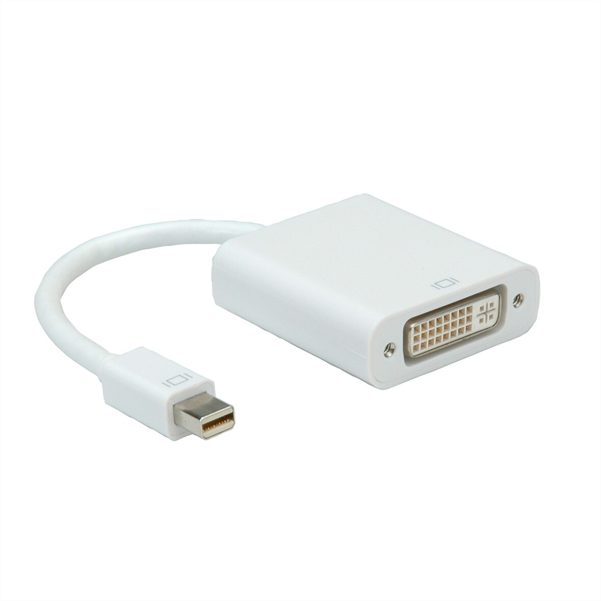 ROLINE Mini DisplayPort-DVI Adapter, Mini DP M - DVI F