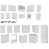 thumbnail of VCM Küchenmöbel Herdumbauschrank & Ofenschrank Esilo Weiß H. 82 x B. 60 x T. 46 cm