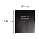 thumbnail of Le Dauphin - Réf. 931D - 1 Classeur ASSEMBLÉES GÉNÉRALES avec recharge de 100 feuillets -  4 anneaux - 32x26cm - A4 - Noir