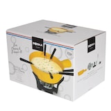 thumbnail of Boska Fondue-Set Super Cheesy - Käsefondue - Fonduetopf Käseförmiger - Steingut - Gusseisen - Dutch Fondue - Gelb - Silber - Schwarz