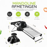 thumbnail of HGMD Mandoline - Groentesnijder - Slicer Dicer - Keukensnijder - Multifunctioneel - RVS
